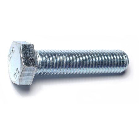 Midwest Fastener Class 8.8, M14-2.00 Hex Head Tap Bolt, Zinc Plated Steel, 60 mm L, 4 PK 78403